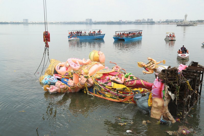 Khairatabad Ganesh Nimajjanam 2018