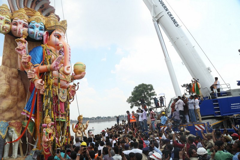 Khairatabad Ganesh Nimajjanam 2018