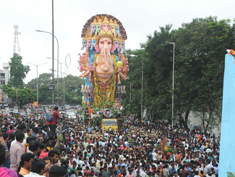 Khairatabad Ganesh Nimajjanam 2019 Photos