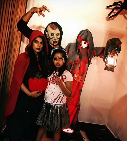 Mega Family Halloween Theme Party Photos