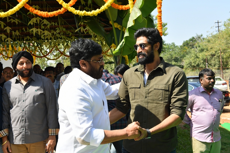 MegaStar Chiranjeevi at RRR Movie Launch