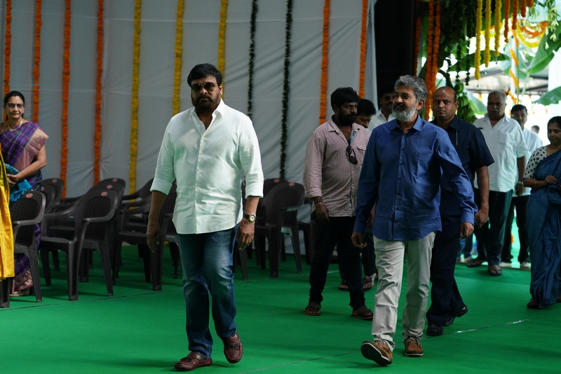 MegaStar Chiranjeevi at RRR Movie Launch