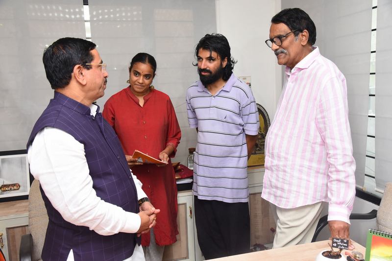 Minister Pralhad Joshi Meets Ashwini Dutt