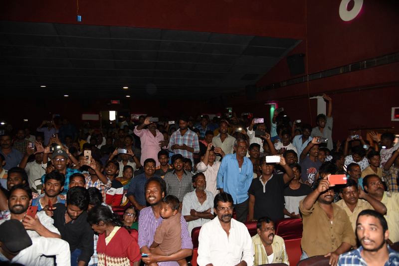 Mr Majnu Team At Sailaja Theatre Vijayawada