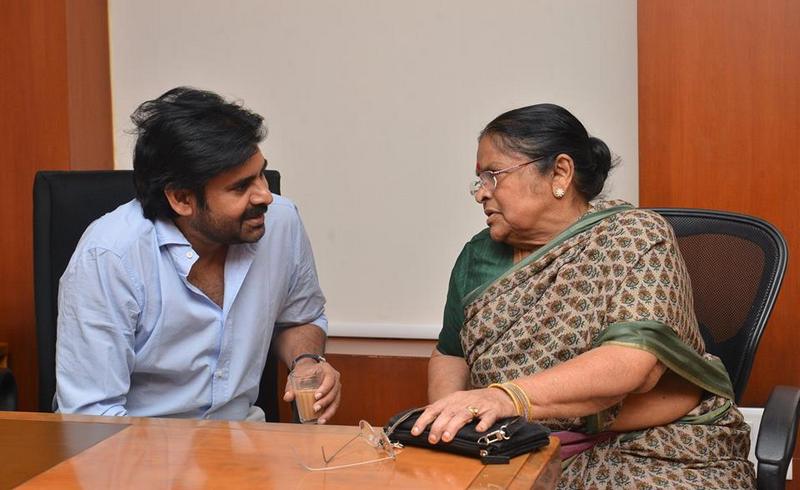 Pawan Kalyan Mother Donates Fund For Janasena