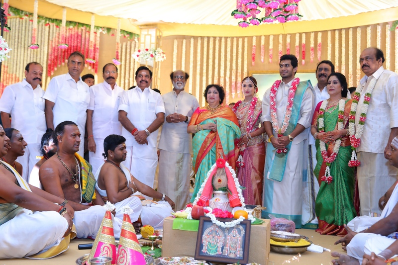 Rajinikanth Daughter Soundarya Wedding Pics