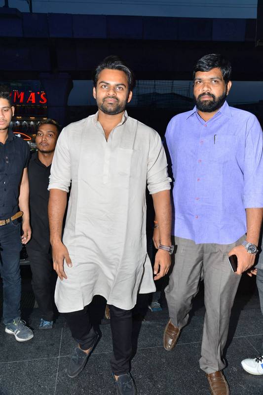 Sai Dharam Tej Launches Sunrisers Hyderabad T Shirt Photos