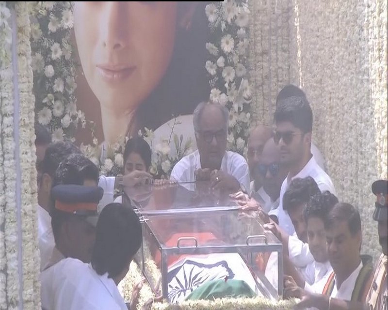 Sridevi Last Rites Photos