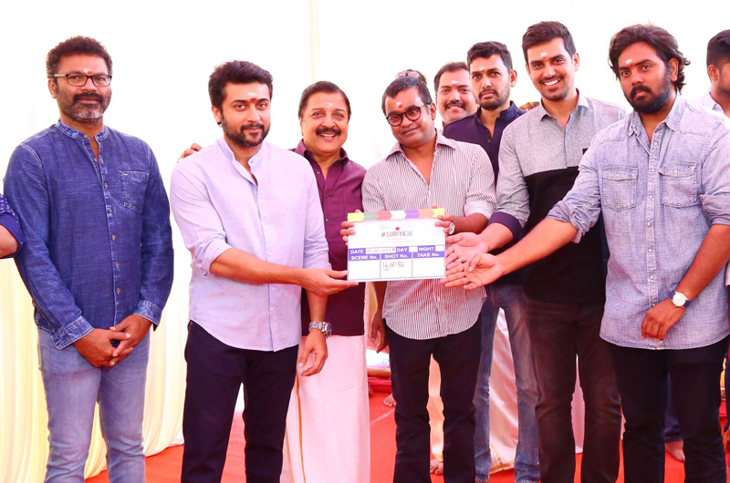 Suriya New Movie Opening Photos