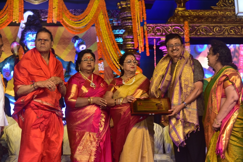 TSR Honors Saroja Devi With Viswanata Samragni Award