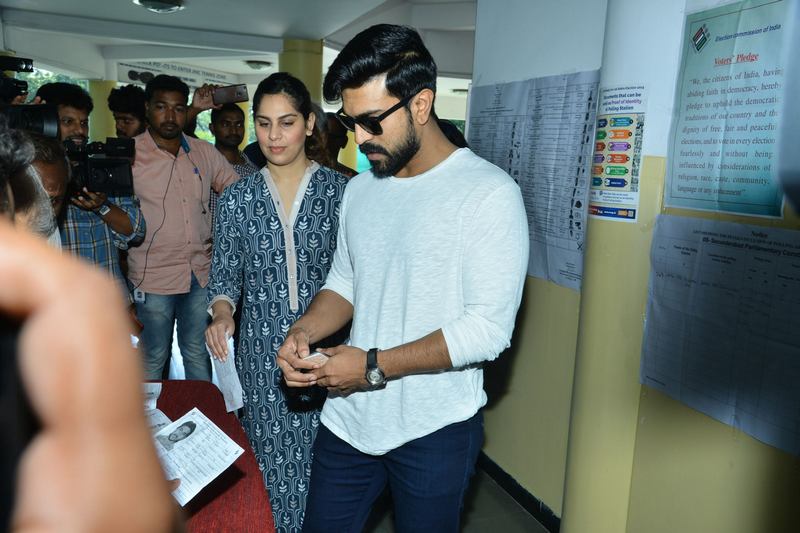 Tollywood Celebs Cast Their Vote