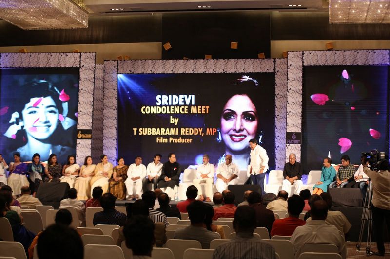 Tollywood Condolence Meet For Sridevi