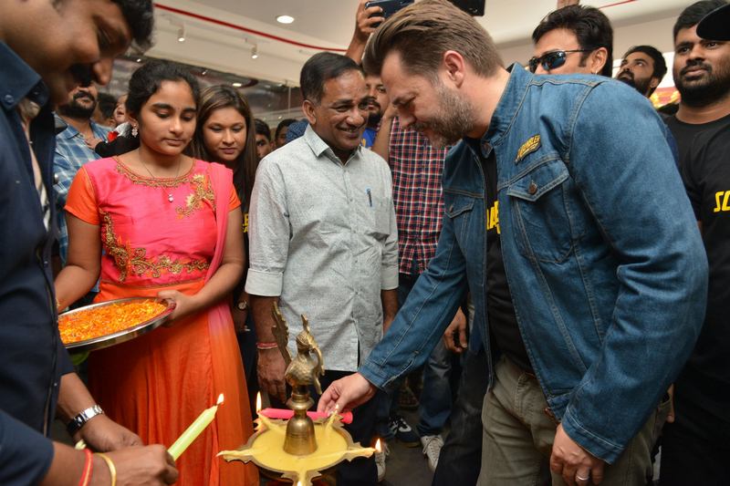 Photo 4of 7 | Venky-n-Chay-Launched-Scrambler-Ducati-Bike-in-Hyd-04 | Venky n Chay Launched Scrambler Ducati Bike in Hyd Stills | Venky n Chay Launched Scrambler Ducati Bike in Hyd Pictures