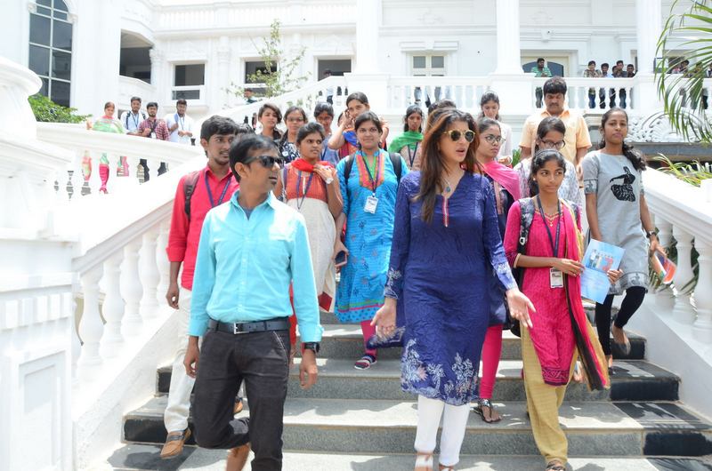 Wife Of Ram Movie Promotions At AVN Engineering College