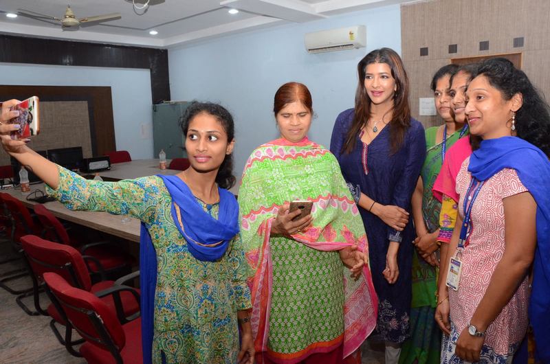 Wife Of Ram Movie Promotions At AVN Engineering College