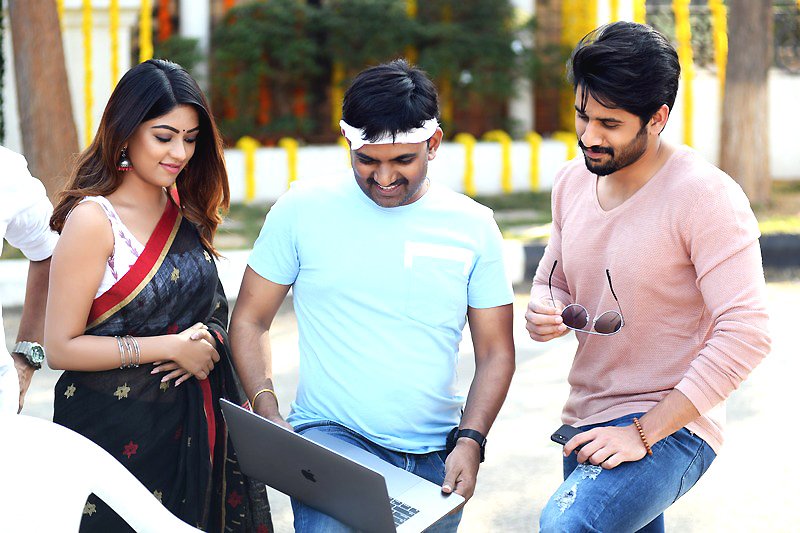 Sailaja Reddy Alludu Movie Working Stills