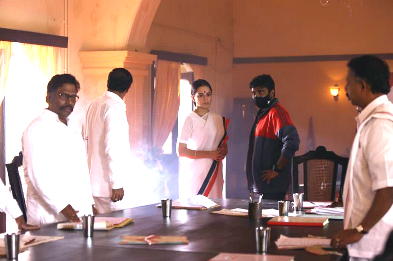 Jaya Amma | Thalaivi-Movie-Working-Stills-01 | Kangana Ranaut Thalaivi | Photo 4of 4