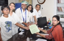 PVP Files Nomination in Vijayawada