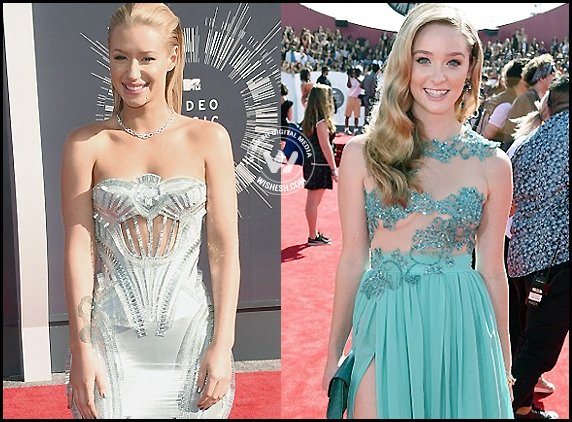 Pop stars at MTV Music Awards