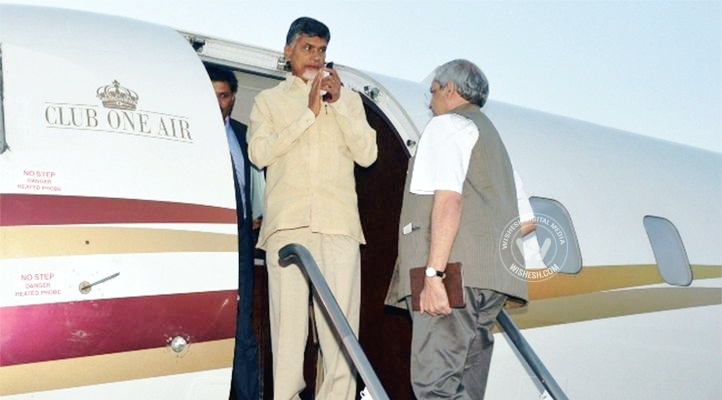 AP CM private plane, Chandrababu Naidu spent 100 crores