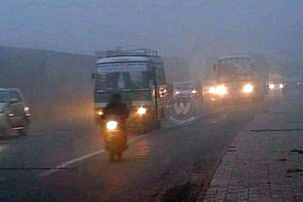 Dense Fog in North India