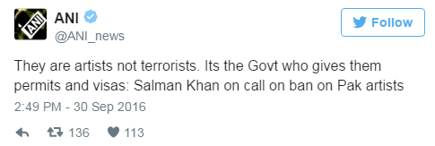 Salman Khan Tweets