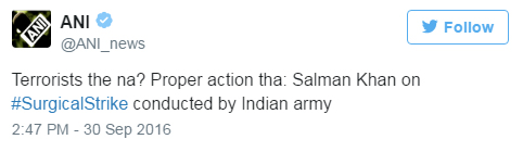 Salman Khan Tweets