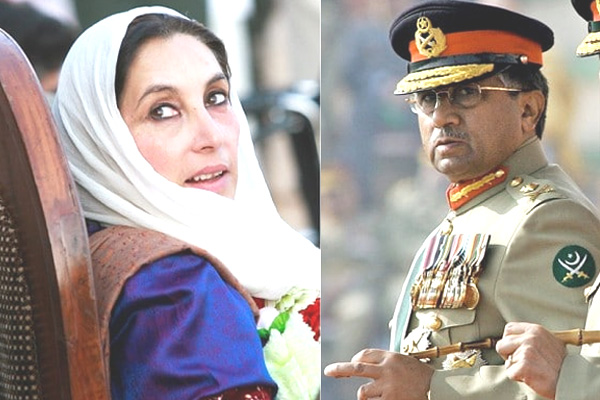 Benazir Bhutto Pervez Musharraf
