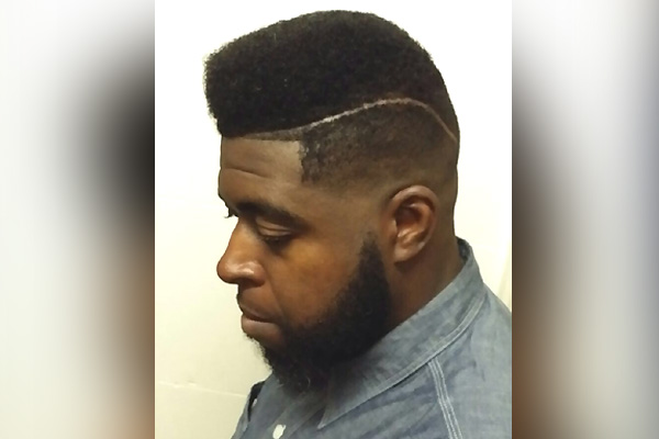 Flat Top Haircut with Part