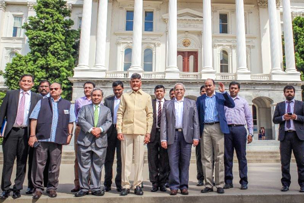 Chandrababu Naidu Meets Top Executives in US Pics