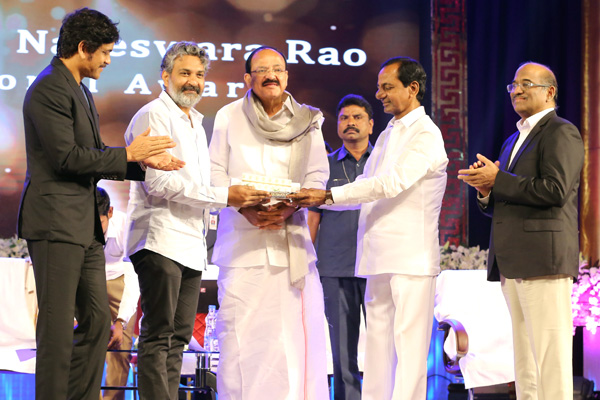 Image result for 2.	SS. Rajamouli appreciated by Venkaiah Naidu, Chief Minister KCR