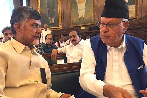 Chandra Babu Meets Opposition Leaders