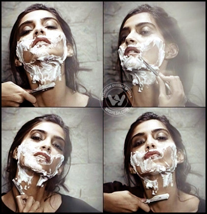 Sonam-Kapoor-shaves-her-face-Pics