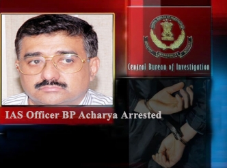IAS officer BP Acharya arrested