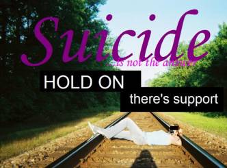 Suicide is no solution to a problem