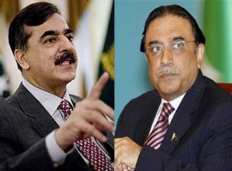 Zardari&rsquo;s issue lands Gilani in troubled waters