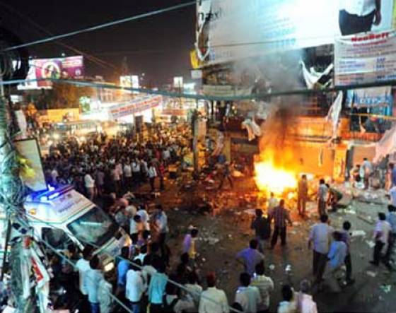 BJP's bandh over Hyderabad bomb blasts