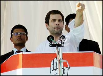 TRS wants only power: Rahul Gandhi