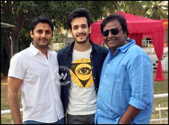 Akhil debut film launched