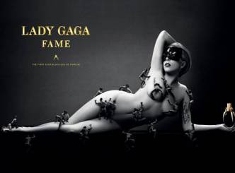 Lady Gaga poses nude for perfume ad