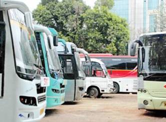 Pvt buses not to ply on roads