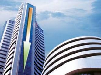 Sensex falls 235 points after Railway Budget announced