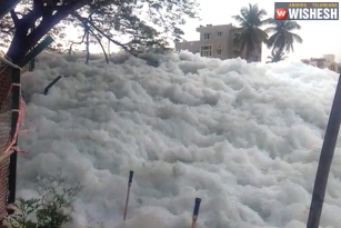 Bengaluru&#039;s Bellandur Lake Spills Toxic Foam Again