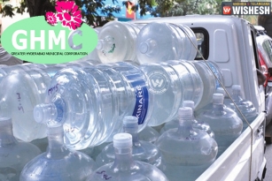 GHMC offers Mineral water to slum areas