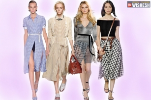 Gingham- the current fashion trend