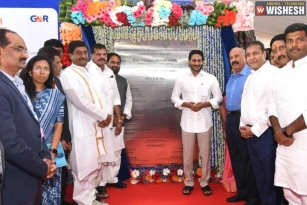 Jagan Lays Foundation Stone for Bhogapuram International Airport