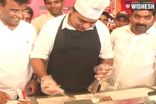 KT Rama Rao Earns Rs 7.5 Lakh By Selling Ice cream To Raise Party Funds