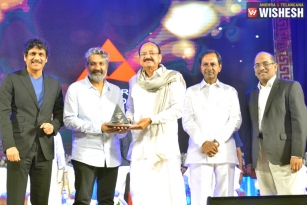 Rajamouli Felicitated With ANR Award