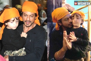 Shah Rukh Khan Visits Golden Temple Along with AbRam
