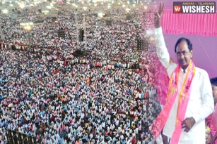TRS Proves Its Strength At State Public Meeting In Warangal
